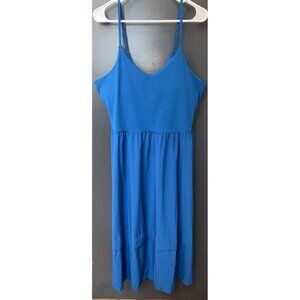 Athleta Elation V-Neck Hybrid Dress Dark Lapis Blue XL